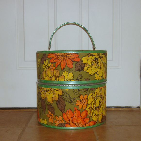 large vintage hat box
